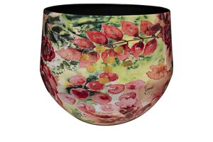 Pot Rose rouge D33 H28