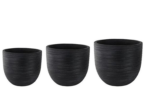 Pot S3 Boet black D54 H47