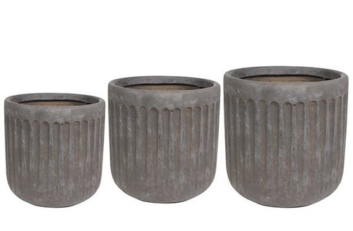 Pot S3 Duncan taupe D36 H37