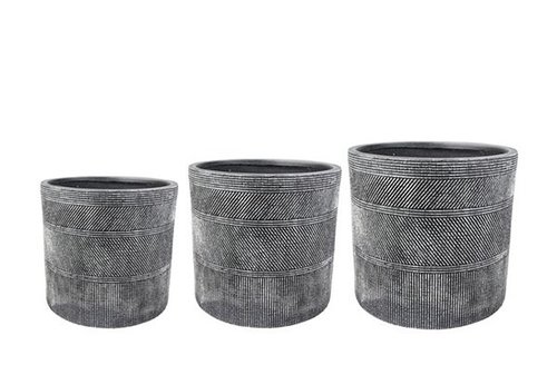 Pot S3 Inca antraciet D35 H32