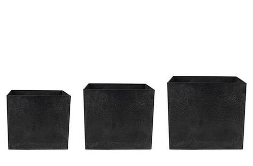 Pot S3 Maud zwart D37x37 H33