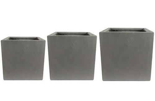 Pot S3 Static grey D54x54 H54