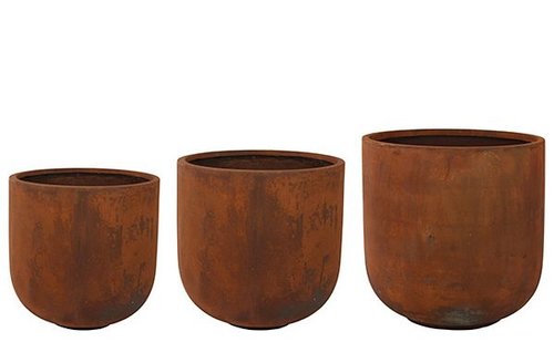 Pot S3 Static rust D50 H51