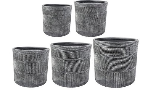 Pot S5 Inca antraciet D52 H48