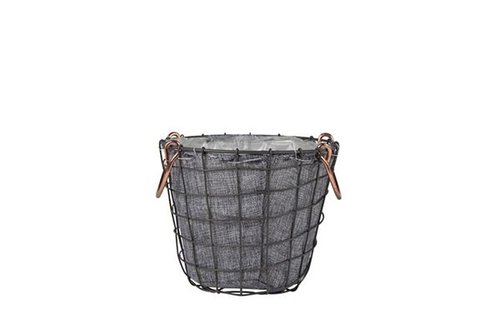 Pot Sassa zwart D18 H15