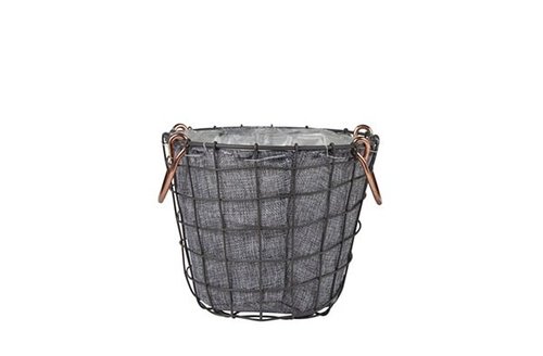 Pot Sassa zwart D22 H18