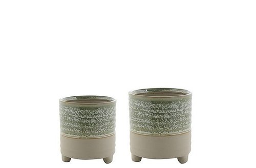 Pot set van 2 Nik ice green D11 H12