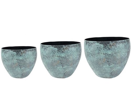 Pot set van 3 Kian sapphire D21 H16