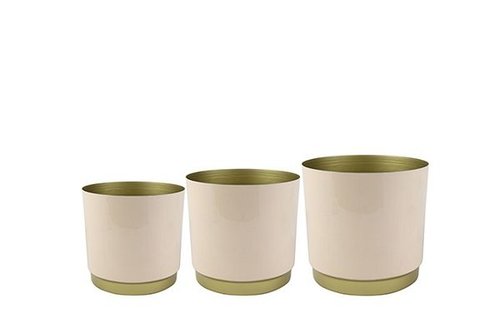 Pot set van 3 Minou champagne D24 H23
