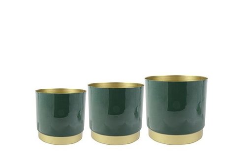 Pot set van 3 Minou groen D24 H23