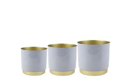 Pot set van 3 Minou lichtblauw D24 H23