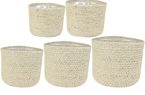 Pot set van 5 Maartje jute D20 H18