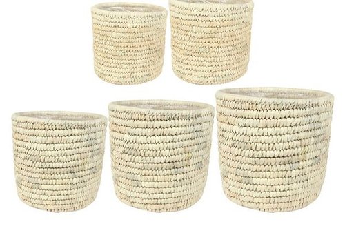 Pot set van 5 Soof naturel D35 H31