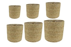 Pot set van 6 Stef naturel D28 H28