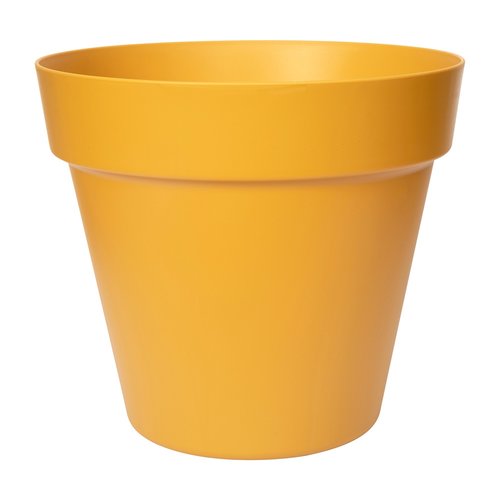 Pot Smile Straight Mustard - Ø 25 x H 22 cm - afbeelding 1