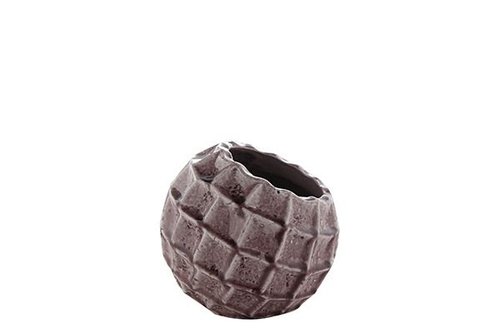 Pot Square design roze D17 H16