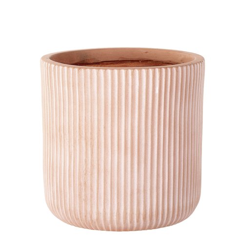 Pot stripes Terra - D 30 x H 30 cm