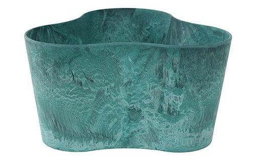 Pot triangle Claire azuur D26 H14