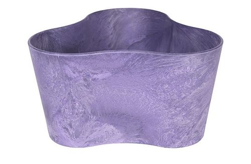 Pot triangle Claire grape D26 H14