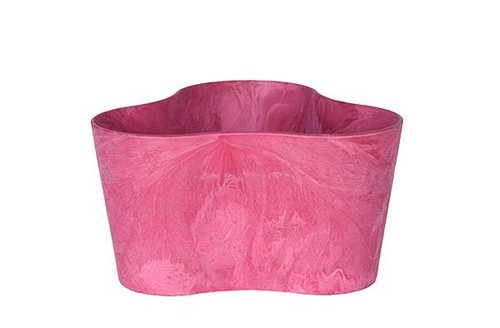 Pot triangle Claire pink D26 H14