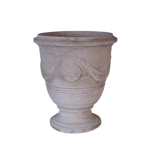 Pot urn D 60 x H 64 cm antique terra