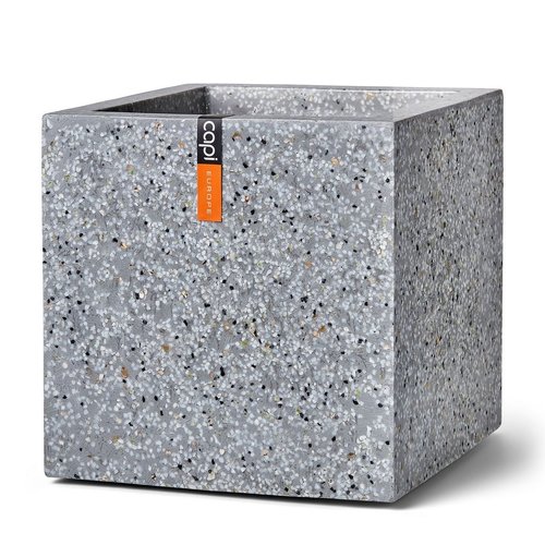 Pot vierkant 30x30x30 special grijs