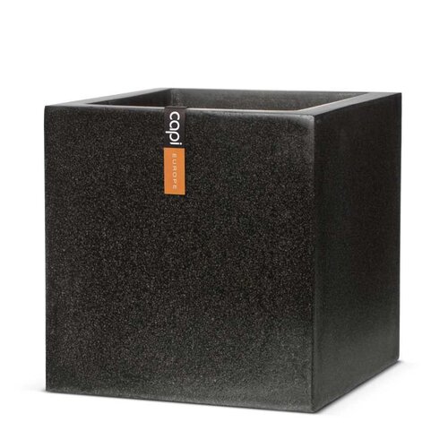 Pot vierkant 30x30x31 zwart