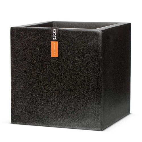 Pot vierkant 40x40x40 zwart