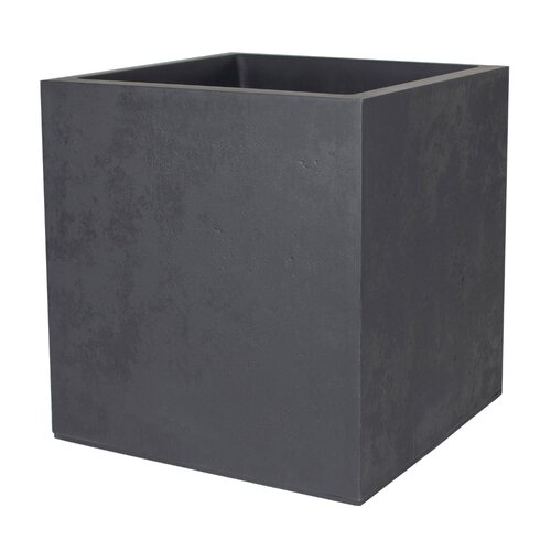 Pot vierkant Basalt - 39,5x39,5x43,5cm Antraciet - afbeelding 1