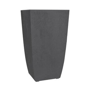 Pot vierkant Basalt Diva - 43,5x43,5x78,2cm Antraciet - afbeelding 1
