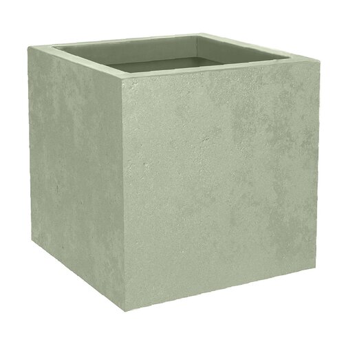 Pot vierkant Basalt Up - 29,5x29,5x29,5cm Amandelgroen - afbeelding 2