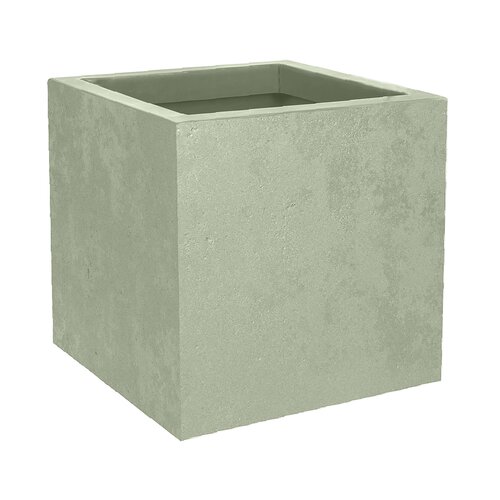 Pot vierkant Basalt Up - 29,5x29,5x29,5cm Amandelgroen - afbeelding 1