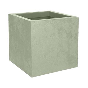 Pot vierkant Basalt Up - 29,5x29,5x29,5cm Amandelgroen - afbeelding 1