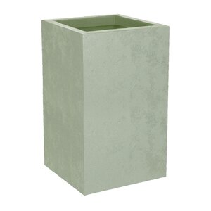 Pot vierkant Basalt Up - 29,5x29,5x49,5cm Amandelgroen - afbeelding 2