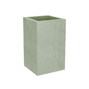 Pot vierkant Basalt Up - 29,5x29,5x49,5cm Amandelgroen - afbeelding 1