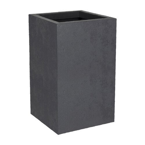 Pot vierkant Basalt Up - 29,5x29,5x49,5cm Antraciet - afbeelding 2