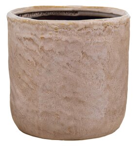 Pot village D 10 x H 9 cm Old pink