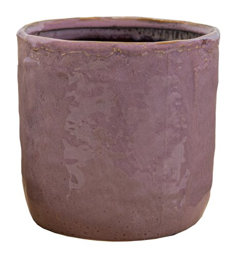 Pot village D 24 x H 23 cm Lilac