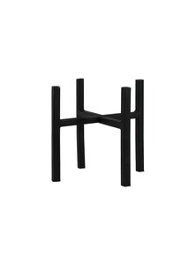 Potstandaard 4 poten D 16,5 x H 16 cm zwart