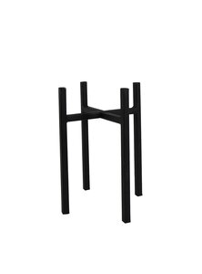 Potstandaard 4 poten D 16,5 x H 25 cm zwart