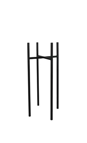 Potstandaard 4 poten D 24 x H 55 cm zwart