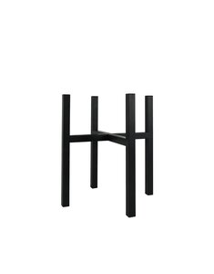 Potstandaard 4 Poten D 38 x H 39,5 cm Zwart