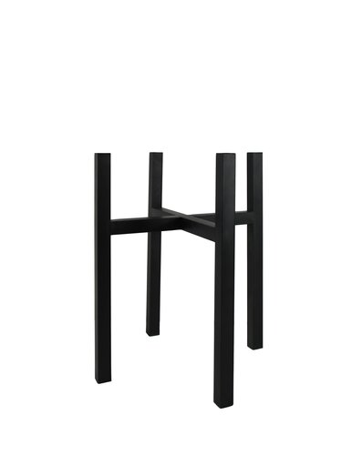 Potstandaard 4 poten D 42,5 x H 50 cm zwart
