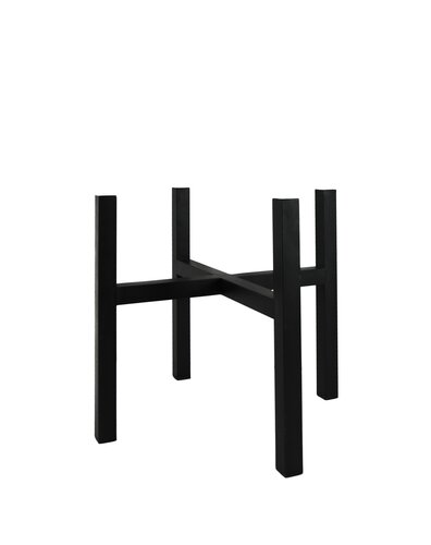 Potstandaard 4 poten D 46,5 x H 40 cm zwart