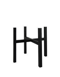 Potstandaard 4 poten D 46,5 x H 40 cm zwart