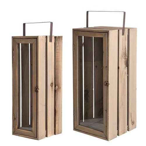 Presentatiebox hout L set van 2