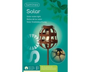 Lumineo Solar steker rustiek bruin - afbeelding 3