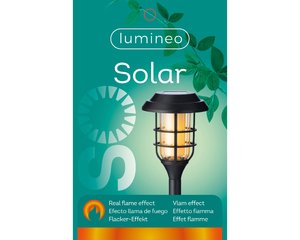 Lumineo Solar fakkel zwart - afbeelding 2