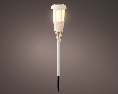 Lumineo Solar fakkel off-white - 61 cm - afbeelding 2