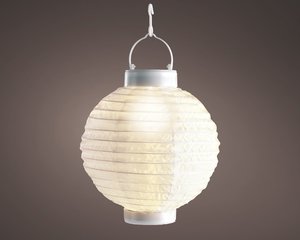 Lumineo Solar lampion wit - Ø 23cm - afbeelding 1